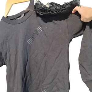 NWT TOV Los Angeles Off-Shoulder Top with Studded Detail